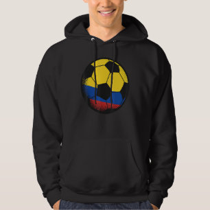 Columbia Voetbal Colombiaanse vlagsport Enthusi Hoodie