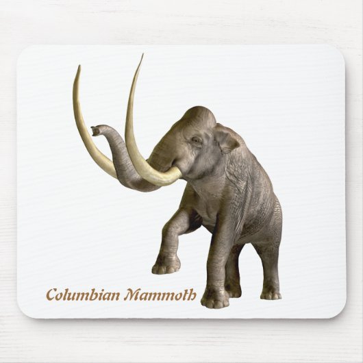 Columbiaanse Mammoth Mousepad Muismat (Voorkant)