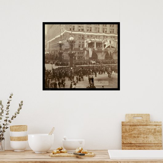 Columbian Parade Chicago IL 1892 Poster (Keuken)