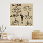 Columbias  fietsen poster (Keuken)