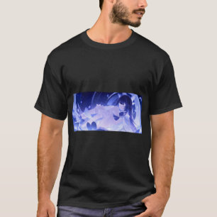 Columbina Genshin Art 04 T-Shirt Noir Basique