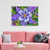 Columbine bloem canvas wrap (Insitu (Woonkamer))