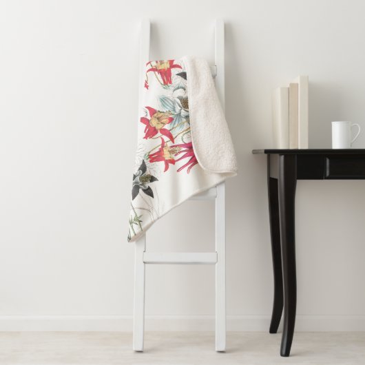 Columbine botanique fleurit la couverture de (En situation)