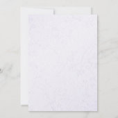 Columbine Bouquet 2 invitations de mariage (Dos)