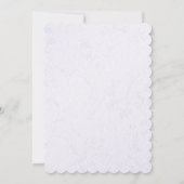 Columbine Bouquet Invitations de mariage (Dos)