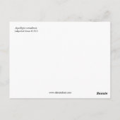 columbine briefkaart (Achterkant)