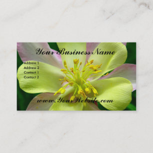 Columbine Floral Visitekaartje