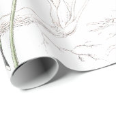 Columbine Flowers Wrapping Paper Cadeaupapier (Rol Hoek)