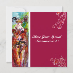 COLUMBINE, Mardi Gras, Sweet 16 Masquerade Party Kaart