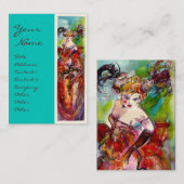 COLUMBINE/Mode Ontwerper, uitvoerende Kunsten Visitekaartje (Voorkant / Achterkant)