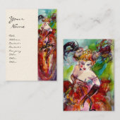 COLUMBINE/Mode Ontwerper, uitvoerende Kunsten Visitekaartje (Voorkant / Achterkant)