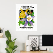 Columbine Poster (Thuiskantoor)