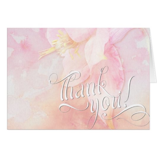 COLUMBINE ROSE FLEURS D'EAU COULEUR SPLASH (Devant Horizontal)