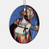 Columbinecirkelvormgeving Keramisch Ornament (Rechts)