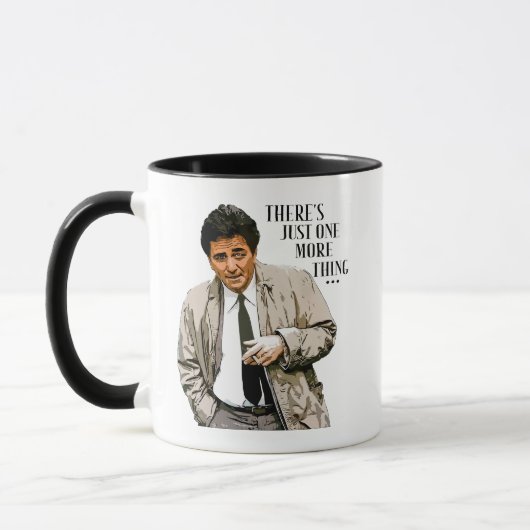 Columbo Mug | Il n'y a qu'une chose de plus (Gauche)