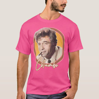 Columbo vervaagde stijl tv-fan t-shirt