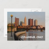 COLUMBUS, carte postale OHIO (Devant / Derrière)