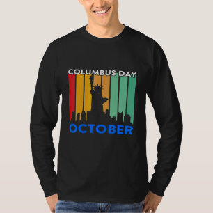Columbus Christopher Dag Ontdekkingsreizigers Were T-shirt