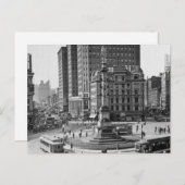 Columbus Circle Glass Slide Briefkaart (Voorkant / Achterkant)