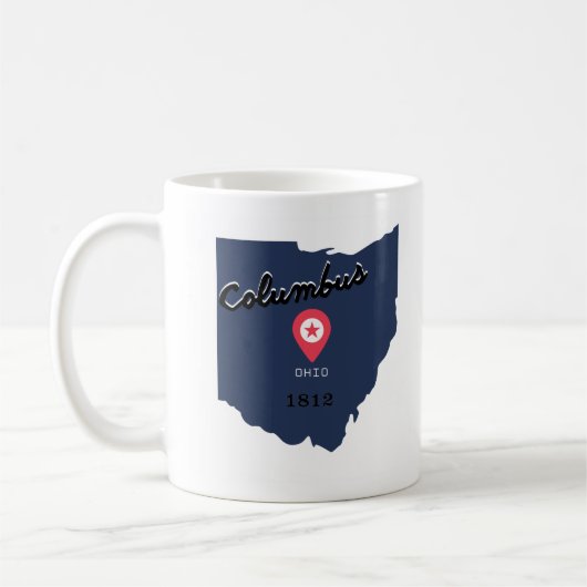 Columbus coffee mug (Gauche)