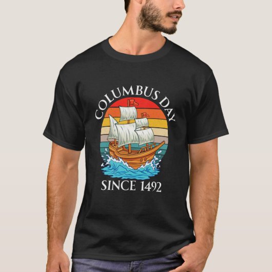 COLUMBUS DAG NIEUW T-SHIRT (Voorkant)