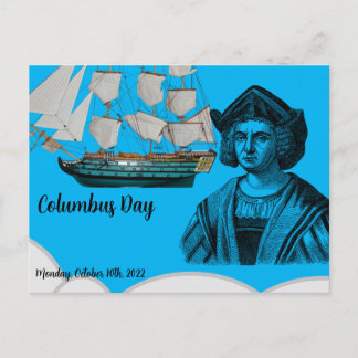 Columbus day briefkaart