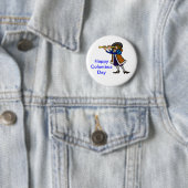 Columbus Day Buttonnen Ronde Button 5,7 Cm (In situ)