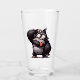 Columbus Day Goofy Gorilla Mok Glas