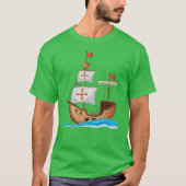 Columbus Day mannen T-shirt (Voorkant)