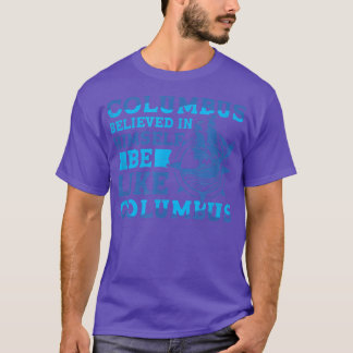 Columbus geloof 1942 Amerikaans Italiaans Christop T-shirt