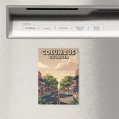Columbus Georgia Reizen Magneet (Insitu (Vaatwasser))