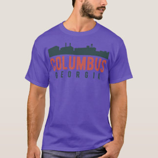 Columbus Georgia skyline 8 T-shirt