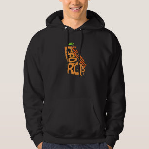 Columbus Georgia Thuisstad Perzik Staat Ontwerp Hoodie