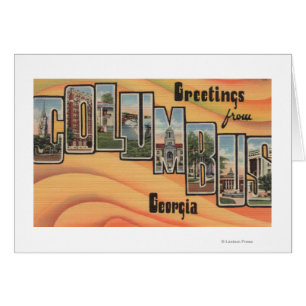 Columbus, Géorgie - Scènes de grandes lettres