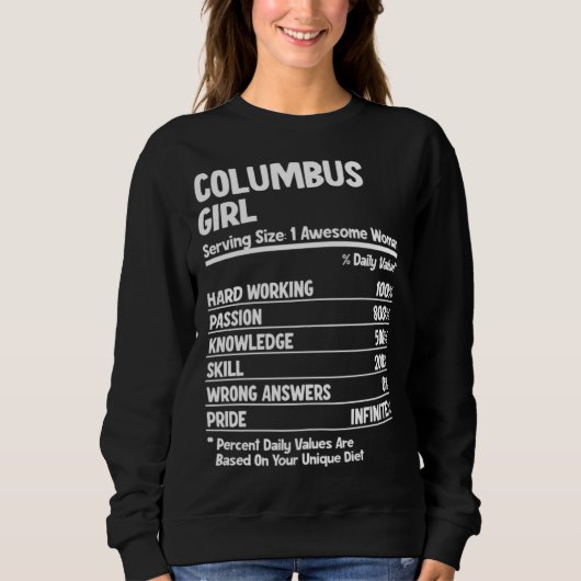 Columbus Girl Trui (Voorkant)