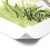 Columbus Immigreert naar Amerika Funny Poster (Hoek)