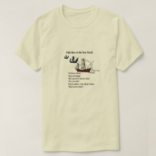 Columbus in de Nieuwe Wereld - Een MisterP T-shirt