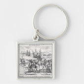 Columbus in wat het eerst India heet Sleutelhanger (Voorkant)