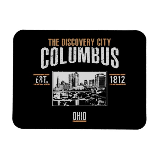 Columbus Magneet (Horizontaal)