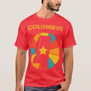 Columbus Mississippi Verdrietig Souvenir 1 T-shirt