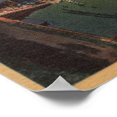 Columbus, OH - Aerial of Red Bird Baseball Poster (Hoek)