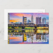 Columbus, Ohio Briefkaart (Voorkant / Achterkant)