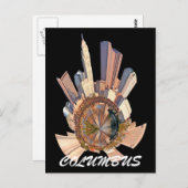 COLUMBUS OHIO BRIEFKAART (Voorkant / Achterkant)