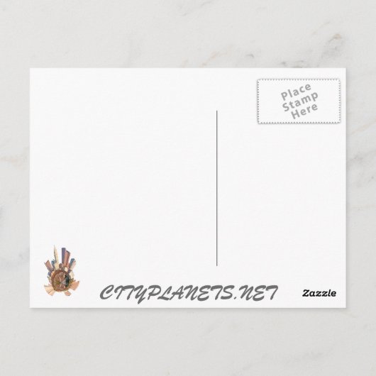 COLUMBUS OHIO BRIEFKAART (Achterkant)