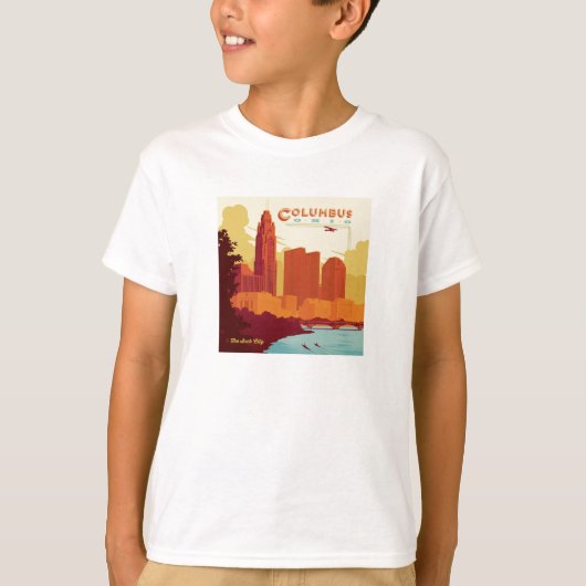 Columbus Ohio | De boogstad T-shirt (Voorkant)
