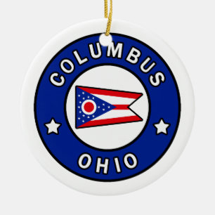 Columbus Ohio Keramisch Ornament