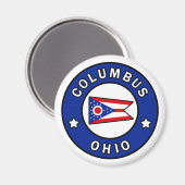 Columbus Ohio Magneet (Voorkant / Achterkant)