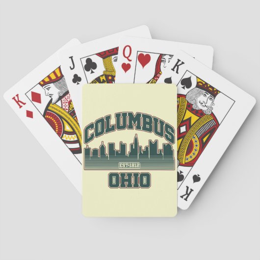 Columbus.Ohio Pokerkaarten (Achterkant)
