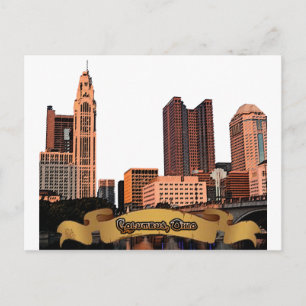 Columbus Ohio Skyline Briefkaart