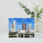 Columbus, Ohio skyline Briefkaart (Staand voorkant)